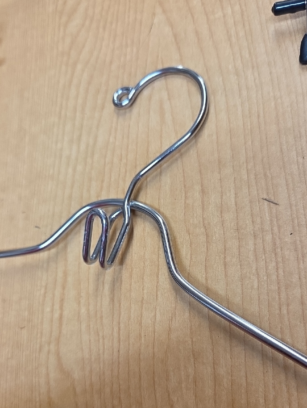 Fuller Chrome Wire Cloths Hangers, Rubber Clips For Skirts And Pants. Lot Of 7 - Picture 5 of 6